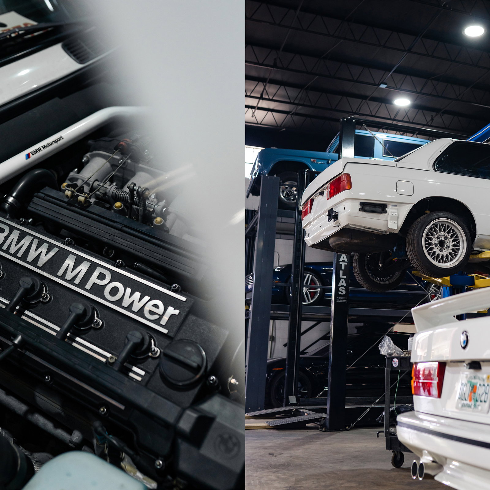 An E30 BMW M3 at Renner Projekts